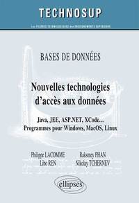 BASE DE DONNEES - NOUVELLES TECHNOLOGIES D ACCES AUX DONNEES -  JAVA, JEE, ASP.NET, XCODE  PROGRAMM