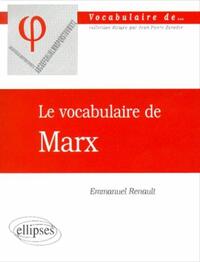 Le vocabulaire de Marx