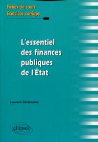 L'essentiel des finances publiques de l'Etat. Fiches de cours et exercices corrigés