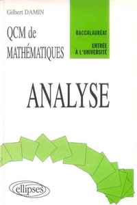 QCM DE MATHEMATIQUES - ANALYSE