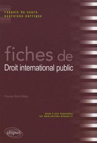 FICHES DE DROIT INTERNATIONAL PUBLIC