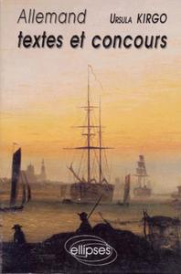 ALLEMAND TEXTES & CONCOURS