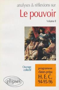 pouvoir, volume II (Le)