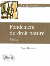 FICHTE, FONDEMENT DU DROIT NATUREL