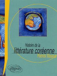 HISTOIRE DE LA LITTERATURE COREENNE