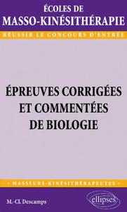 EPREUVES CORRIGEES ET COMMENTEES DE BIOLOGIE