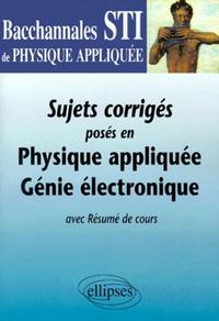 B.ANN.SUJ.CO.BAC GENIE ELE.STI