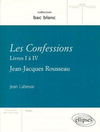 Rousseau, Les Confessions (Livres I à IV)