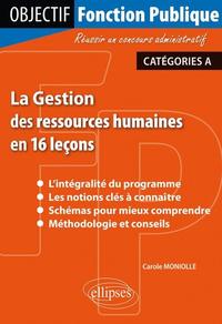 LA GESTION DES RESSOURCES HUMAINES EN 16 LECONS