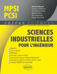 SCIENCES INDUSTRIELLES POUR L'INGENIEUR MPSI - PCSI