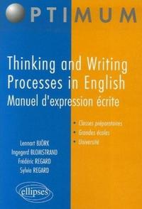 Thinking and Writing Processes in English - Manuel d'expression écrite