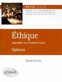 Spinoza, Éthique, Appendice à la première partie