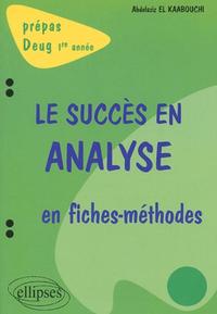 SUCCES EN ANALYSE EN FICHES-METHODES (LE) - 1RE ANNEE