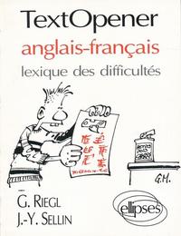 TextOpener - Lexique des difficultés (anglais-français)