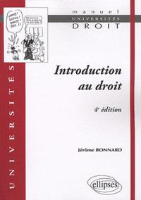 Introduction au droit - 4e édition refondue et mise à jour