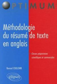 Méthodologie du résumé de texte en anglais