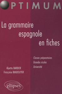 La grammaire espagnole en fiches
