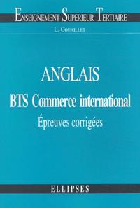 Anglais - BTS Commerce international - Épreuves corrigées