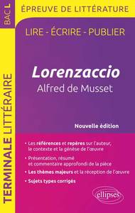 LORENZACCIO, MUSSET - NOUVELLE EDITION