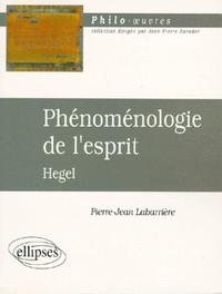 HEGEL, PHENOMENOLOGIE DE L'ESPRIT