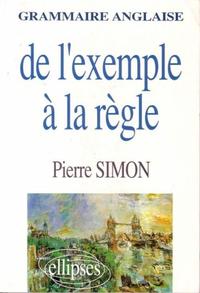 De l'exemple à la règle - Grammaire anglaise