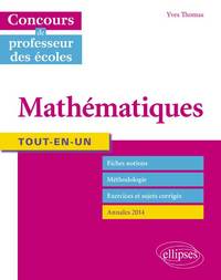 Tout-en-un Mathématiques - Concours de professeur des écoles