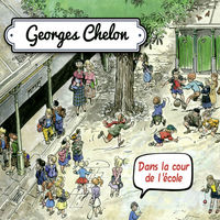 GEORGES CHELON DANS LA COUR DE L ECOLE