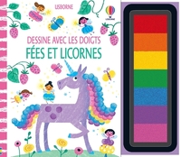 Fées et licornes - Dessine avec les doigts - Dès 4 ans