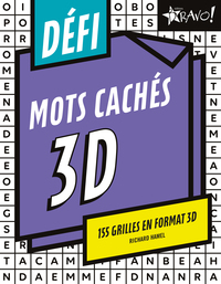 DEFI - MOTS CACHES 3D - 155 GRILLES EN FORMAT 3D