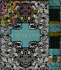 Kit anti-stress L'art de l'âme 101 coloriages zen