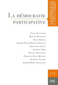 Pouvoirs, n°175. La Démocratie participative
