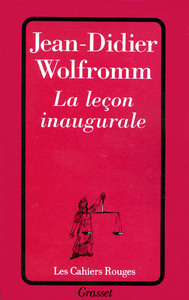 LA LECON INAUGURALE