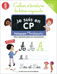 Je suis en CP - Cahier d'écriture : les lettres majuscules
