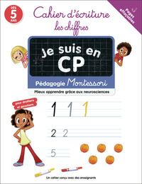 Je suis en CP - Cahier d'écriture : les chiffres