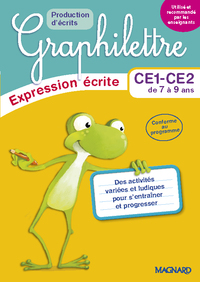 Graphilettre CE1/CE2, Production d'écrits, Expression écrite, Cahier de l'élève