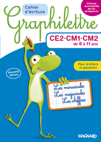 Graphilettre CE2/CM1/CM2, Les minuscules, Les majuscules, Les chiffres, Cahier de l'élève