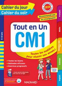 Tout en Un CM1 - Cahier du jour Cahier du soir