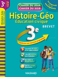 Cahier du Jour / Cahier du Soir - Histoire-Géographie, Education civique 3e