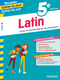 Latin 5e - Cahier du jour Cahier du soir