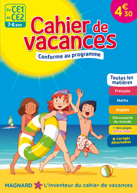 Cahier de vacances, du CE1 au CE2, éd. 2017