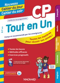 Tout en Un CP - Leçons, méthodes et exercices - Nouveau Cahier du jour Cahier du soir