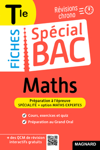 Spécial Bac Fiches Maths + Maths Expertes Tle Bac 2024