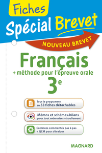 Spécial Brevet Fiches Français 3e