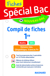 Spécial Bac Compil de Fiches SES-Maths-Histoire-Géo-Géopolitique-Sciences Po 1re