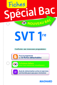 Spécial Bac Fiches SVT 1re