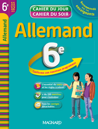 Cahier du Jour / Cahier du Soir - Allemand 6e