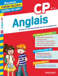 Anglais CP - Nouveau Cahier du jour Cahier du soir