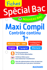 Spécial Bac Maxi Compil de Fiches contrôle continu 1re