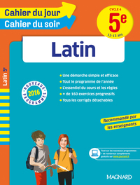 Cahier du Jour/Cahier du Soir - Latin 5e