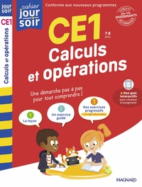 Calculs et opérations CE1 - Cahier Jour Soir